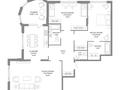 3-комнатная квартира · 127 м² · 5/12 этаж, А 32 2Б за 108 млн ₸ в Астане, Сарайшык р-н — фото 2