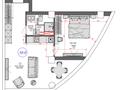 2-комнатная квартира · 52 м² · 11/22 этаж, 15-й мкр 48 участок за 26 млн 〒 в Актау — фото 11