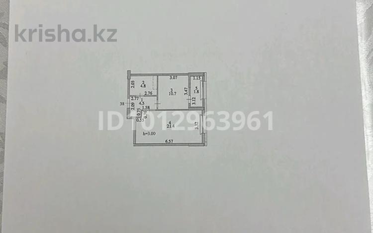 1-бөлмелі пәтер · 43.2 м² · 9/12 қабат, Е-36 2, 4, 5, 9, 11, бағасы: 26 млн ₸ в Астане, Нура р-н — фото 2