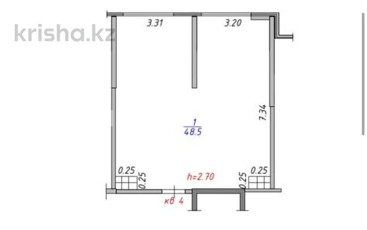 2-комнатная квартира · 48.5 м² · 1/9 этаж, Кульджинский тракт 153/50 — Бухтарминская за 27 млн ₸ в Алматы, Турксибский р-н — фото 2