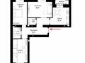 3-бөлмелі пәтер · 90 м² · 3/9 қабат, Шамши Калдаякова — Улы дала, бағасы: 51.5 млн ₸ в Астане, Сарайшык р-н — фото 2