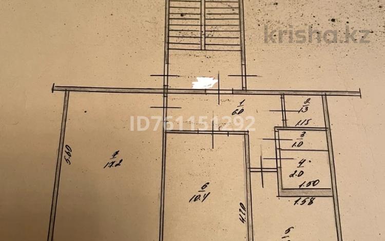 2-бөлмелі пәтер · 47.5 м² · 3/5 қабат, Кердери 133, бағасы: 16 млн ₸ в Уральске, мкр Школьник — фото 2