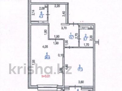 2-бөлмелі пәтер · 66.8 м² · 17/17 қабат, Жарокова 218, бағасы: 55 млн ₸ в Алматы, Бостандыкский р-н