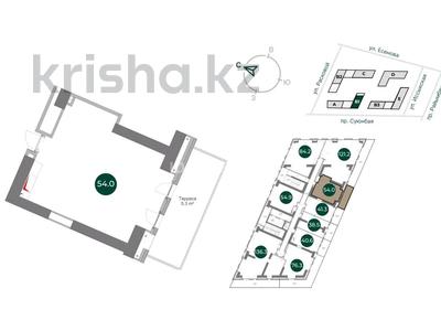 2-бөлмелі пәтер · 54 м² · 3/16 қабат, Райымбека 15б — Суюнбая, бағасы: 41.2 млн ₸ в Алматы, Жетысуский р-н