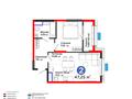 2-комнатная квартира · 47 м², Калдаякова за 24.3 млн ₸ в Шымкенте, Туран р-н