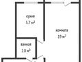 1-бөлмелі пәтер · 32.8 м² · 2/4 қабат, О. Шипина 170, бағасы: 15.5 млн ₸ в Костанае — фото 11