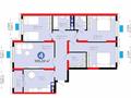 4-бөлмелі пәтер · 105.22 м² · 4/12 қабат, Калдаякова, бағасы: ~ 51.7 млн ₸ в Шымкенте