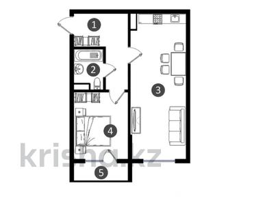 2-бөлмелі пәтер · 52 м² · 2/7 қабат, Естай, бағасы: 22.5 млн ₸ в 