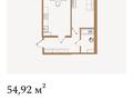 2-бөлмелі пәтер · 54.92 м² · 2/6 қабат, мкр Кайрат — Рыскулова Кульджинский тракт, бағасы: 28.9 млн ₸ в Алматы, Турксибский р-н — фото 6