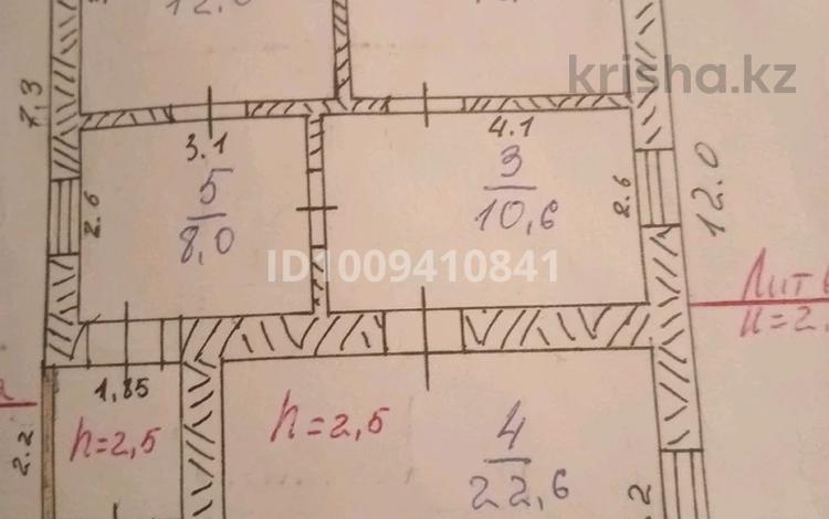 Отдельный дом · 3 комнаты · 91.8 м² · 62 сот., Кабанбай 72 за 10 млн 〒 в Кокпекты — фото 2