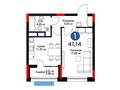 1-комнатная квартира, 41.14 м², Абылхаир хана — Жумагалиева за ~ 24.7 млн 〒 в Атырау — фото 2