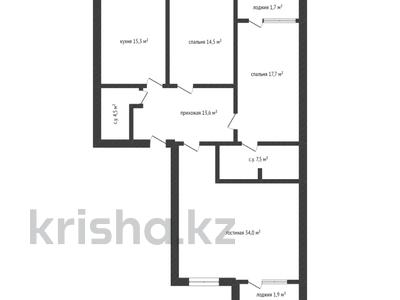 3-комнатная квартира, 111 м², 8/10 этаж, Ауэзова 189Е за 45.5 млн 〒 в Кокшетау