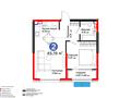 2-бөлмелі пәтер · 45.15 м² · 5/6 қабат, Кульджинский тракт 9к/5 — Комфорт +, бағасы: 39 млн ₸ в Алматы