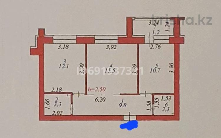 2-комнатная квартира, 55 м², 3/4 этаж, Е652 за 27 млн 〒 в Астане, Есильский р-н — фото 22