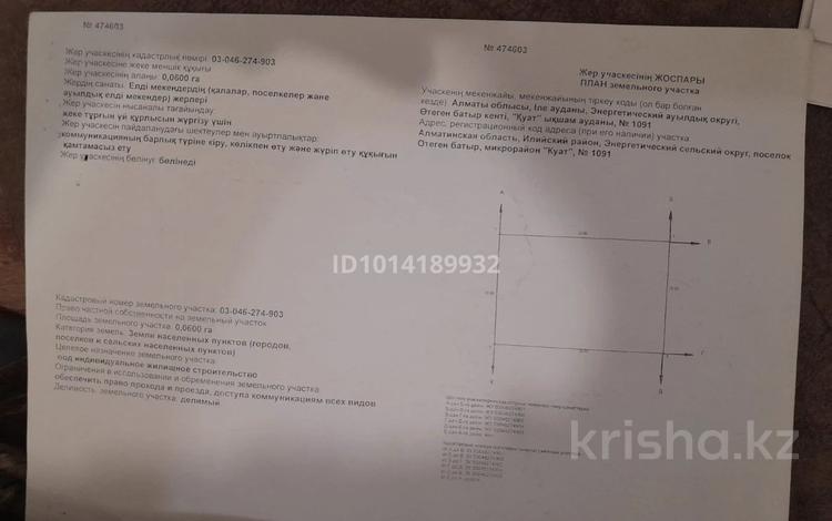 Участок · 6 соток, Астана 1091 — Мкр Куат за 15.9 млн ₸ в  — фото 2