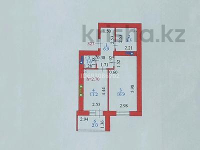 1-комнатная квартира, 44.1 м², 9/12 этаж, Бейбарыс Султан 25 за 15 млн 〒 в Астане, Есильский р-н