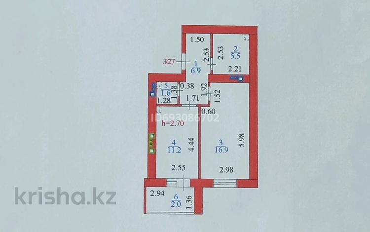 1-комнатная квартира, 44.1 м², 9/12 этаж, Бейбарыс Султан 25 за 15 млн 〒 в Астане, Есильский р-н — фото 2