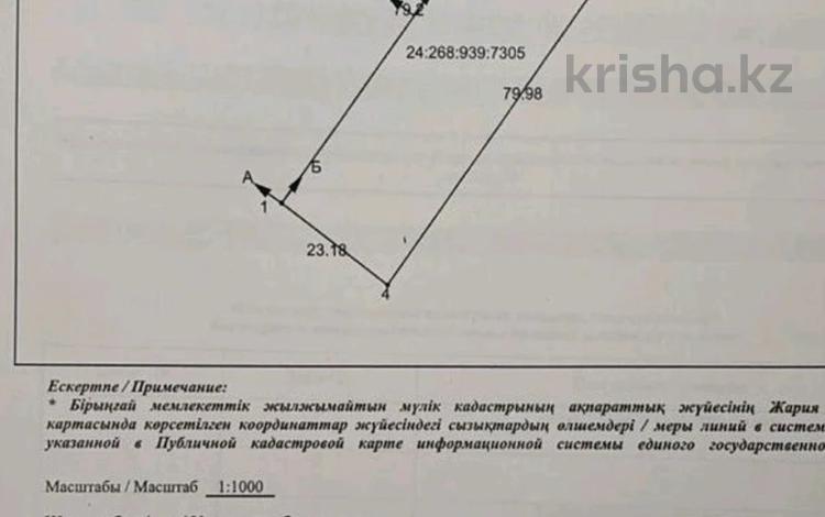 Жер телімі · 20 сотық, Алдабергенова 205, бағасы: 7.8 млн ₸ в Талдыкоргане — фото 2