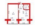 2-комнатная квартира · 56.8 м², Уалиханова 7А за ~ 21.4 млн 〒 в Щучинске — фото 2