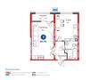 1-бөлмелі пәтер · 40.3 м² · 7/9 қабат, Е-67 8 — Бектурова, бағасы: 26.5 млн ₸ в Астане, Нура р-н — фото 14