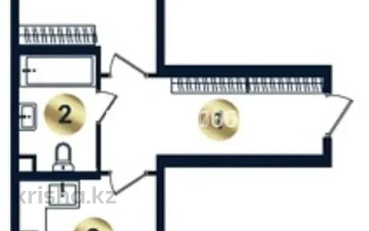 2-бөлмелі пәтер · 48.84 м², Сыбызгы 100, бағасы: 22 млн ₸ в Алматы, Турксибский р-н — фото 2
