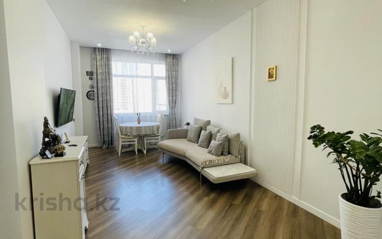 3-комнатная квартира · 89.7 м² · 5/10 этаж, ул. Бухар жырау 34/2 за 75 млн ₸ в Астане, Есильский р-н — фото 54