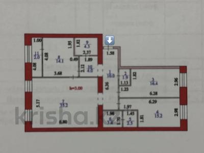 3-комнатная квартира · 109 м² · 2/12 этаж, Аль-Фараби 7/3 за 68 млн ₸ в Астане, Есильский р-н