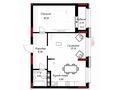 2-бөлмелі пәтер · 62.44 м², Шамши Калдаяков 10, бағасы: ~ 49.6 млн ₸ в Астане, Сарайшык р-н — фото 3