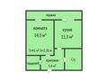 1-бөлмелі пәтер · 41 м² · 3/9 қабат, Г. Каирбекова 358/2, бағасы: 24.5 млн ₸ в Костанае — фото 12