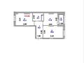 2-комнатная квартира · 58.5 м² · 3/16 этаж, Сафуан Шаймерденов — Вокзал Нурлы жол за 42.5 млн ₸ в Астане, Сарайшык р-н — фото 11