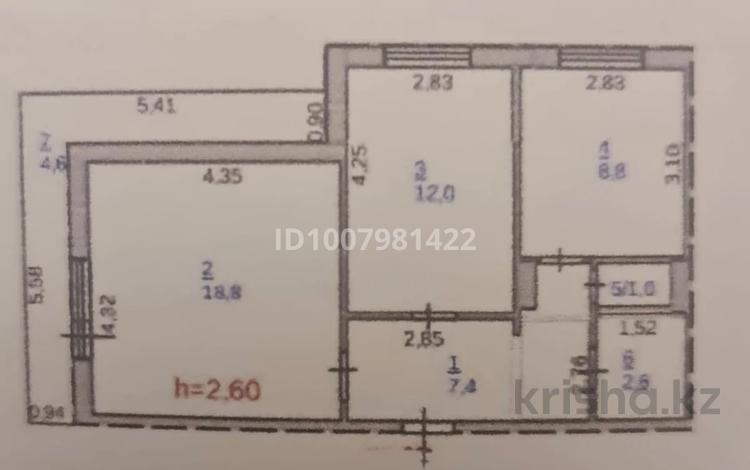 2-бөлмелі пәтер · 55.2 м² · 4/9 қабат, Ауэзова — За тд Болашак, бағасы: 18 млн ₸ в Экибастузе — фото 2