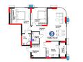 3-бөлмелі пәтер · 108.15 м², Е 900 5, 5/1, 5/2, 5/3, бағасы: ~ 121.5 млн ₸ в Астане, Нура р-н — фото 3