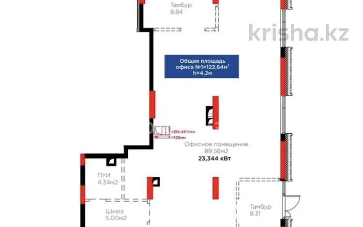 Свободное назначение · 122 м² за ~ 2.4 млн ₸ в Астане, Сарайшык р-н — фото 2