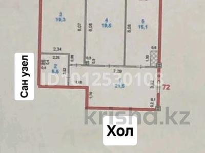 2-бөлмелі пәтер · 81 м² · 1/5 қабат, мкр Шымсити, 190 квартал 2704A, бағасы: 40 млн ₸ в Шымкенте, Абайский р-н