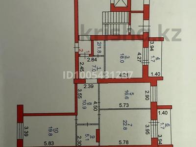 3-комнатная квартира · 105 м² · 1/9 этаж, 5-й микрорайон, 5-й микрорайон 18 — Район автовокзала за 45 млн 〒 в Костанае