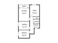 3-бөлмелі пәтер · 71.5 м² · 3/9 қабат, Береке шағын ауданы, бағасы: 43 млн ₸ в Костанае, Микрорайон Береке — фото 20