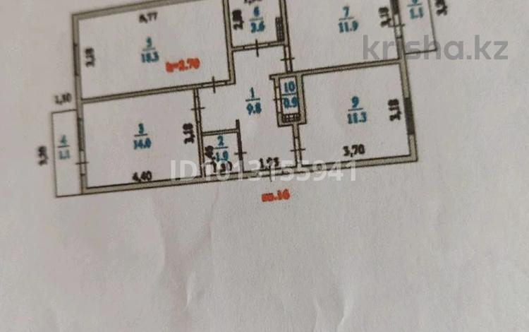 3-бөлмелі пәтер · 72 м² · 1/5 қабат, Кастеева 7/16 — Напротив новой больницы, бағасы: 27.5 млн ₸ в Талгаре — фото 2