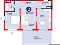 2-бөлмелі пәтер · 72.5 м² · 2/5 қабат, Кульджинский тракт, бағасы: ~ 78.2 млн ₸ в Алматы, Медеуский р-н