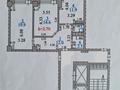 2-комнатная квартира, 65.8 м², 12/18 этаж, проспект Шахтёров 52 за 31 млн 〒 в Караганде, Казыбек би р-н