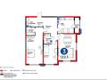 3-бөлмелі пәтер, 122 м², 5/12 қабат, Розыбакиева 336/5 — Пересечение Радостовца и Ескараева, бағасы: 150 млн 〒 в Алматы, Бостандыкский р-н