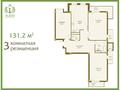 3-комнатная квартира, 131.2 м², Ер Тостык 3 — Абдилдина за ~ 78.7 млн 〒 в Алматы, Наурызбайский р-н — фото 2