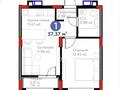 2-комнатная квартира · 37.3 м² · 8/9 этаж, Альфараби 46/24 за 23 млн ₸ в Астане, Есильский р-н — фото 7
