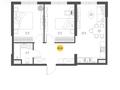 2-бөлмелі пәтер · 66 м² · 5/9 қабат, мкр Шымсити 241, бағасы: 33 млн ₸ в Шымкенте, Абайский р-н — фото 8