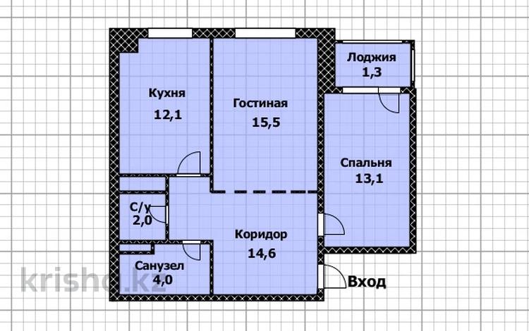 2-комнатная квартира, 63 м², 13/16 этаж, Кошкарбаева 42 за 20.5 млн 〒 в Астане, Алматы р-н — фото 6