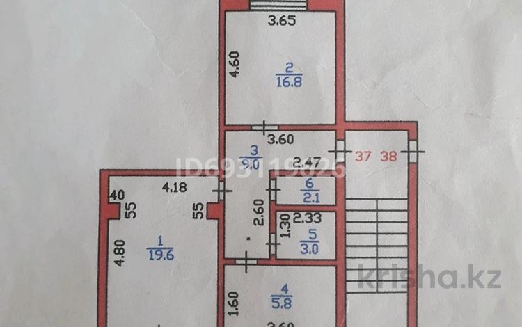 2-бөлмелі пәтер, 56.8 м², 3/4 қабат, Уалиханова 9, бағасы: 13.5 млн 〒 в Балхаше — фото 2