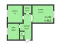 2-комнатная квартира · 69 м² · 1/6 этаж, Наурыз 2 за 26.9 млн ₸ в Костанае — фото 3