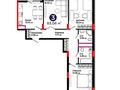 3-комнатная квартира · 83.06 м² · 8/12 этаж, Улы Дала 14 за 42.5 млн ₸ в Астане, Нура р-н — фото 3