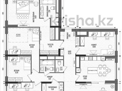 4-бөлмелі пәтер · 134.14 м² · 21/21 қабат, Бухар жырау 20, бағасы: 140 млн ₸ в Астане, Нура р-н