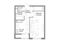 1-бөлмелі пәтер · 36.3 м², п. Бесагаш, Райымбек батыра 275, бағасы: ~ 17.8 млн ₸ — фото 3