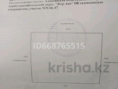 Участок · 12 соток, Грушевая улица 67 за 6 млн ₸ в 